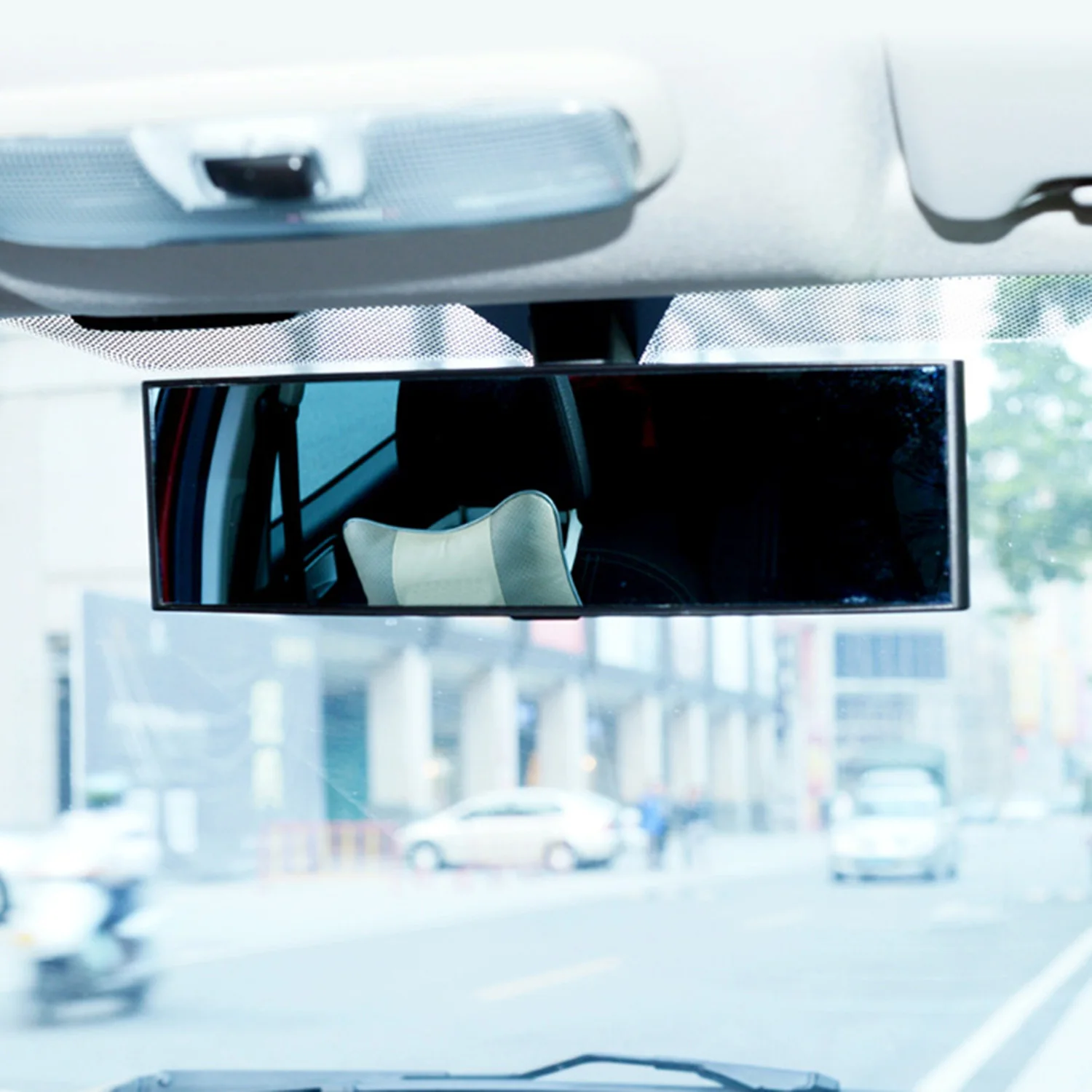 Универсальное Панорамное зеркало заднего вида, широкоугольное зеркало заднего вида с всасывающей установкой, автомобильные внутренние зеркала, зеркало заднего вида