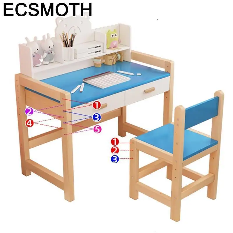 Child Silla Y Infantiles Enfant Avec Chaise Scrivania Baby Tavolo Bambini Adjustable Kinder Mesa Infantil Study Table For Kids |