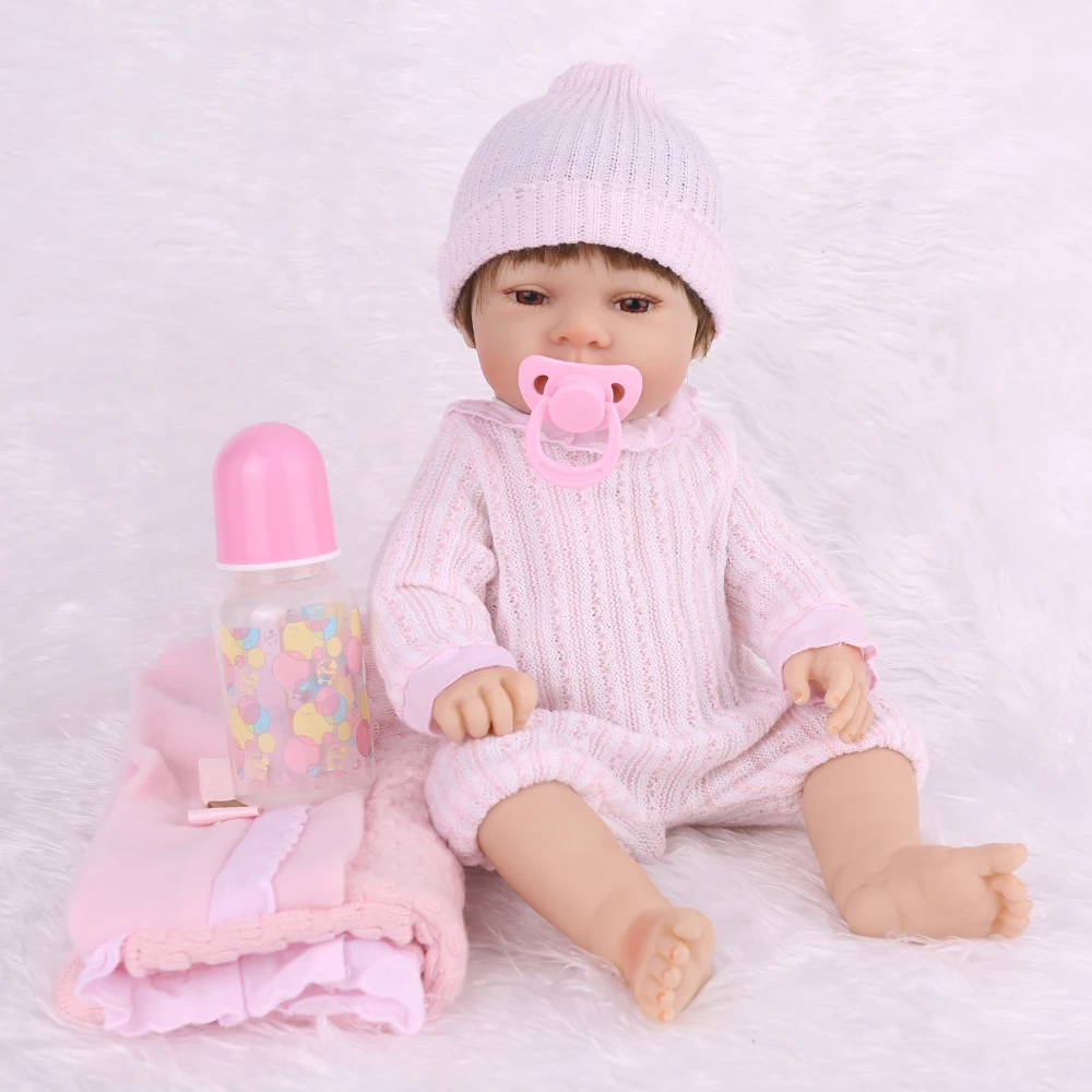 NPKDOLL игрушки Куклы реборн полный виниловые куклы реалистичный младенец дети младенческой образовательные детский приятель малыш Boneca