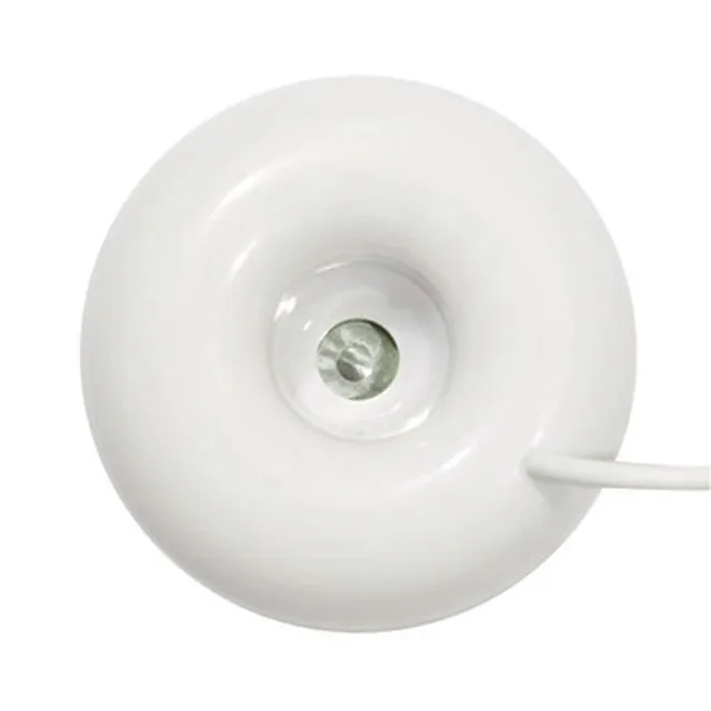 Portable Mini UFO Negative Ion Humidifier USB Air Humidifier Purifier Aroma Diffuser Steam for Home Purifier Diffuser Steam Doughnut-white