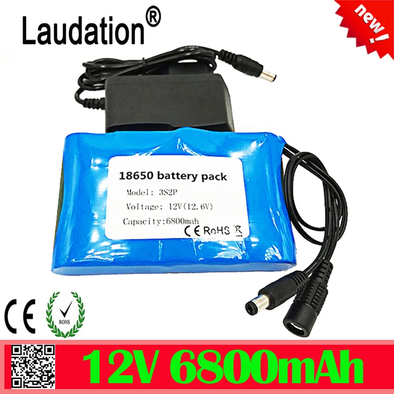 2021 Новый Laudation 12 6 v 6.8ah Портативный супер Перезаряжаемые комплект литий ионный