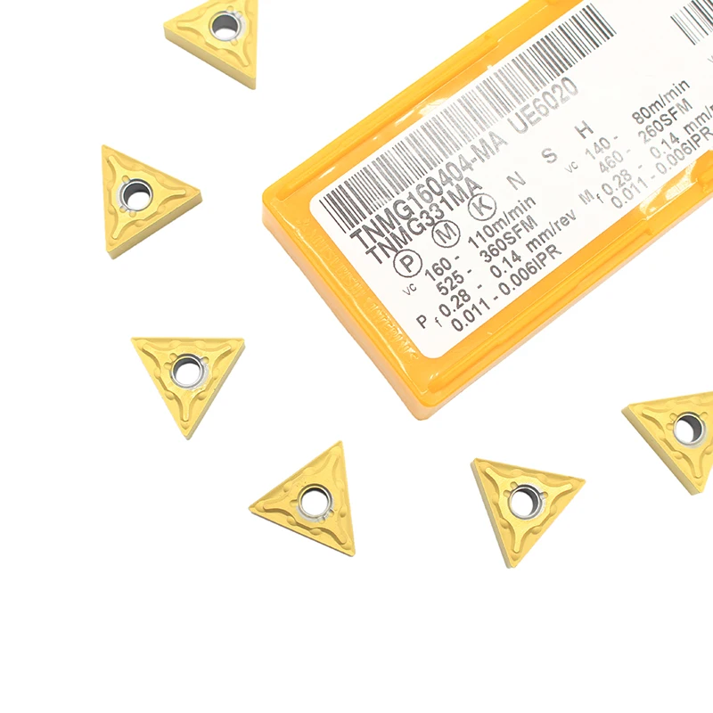 

TNMG160404 MA UE6020 External Turning Tools Carbide insertTNMG 160404 Lathe cutter Tool insert carbide insert carbide