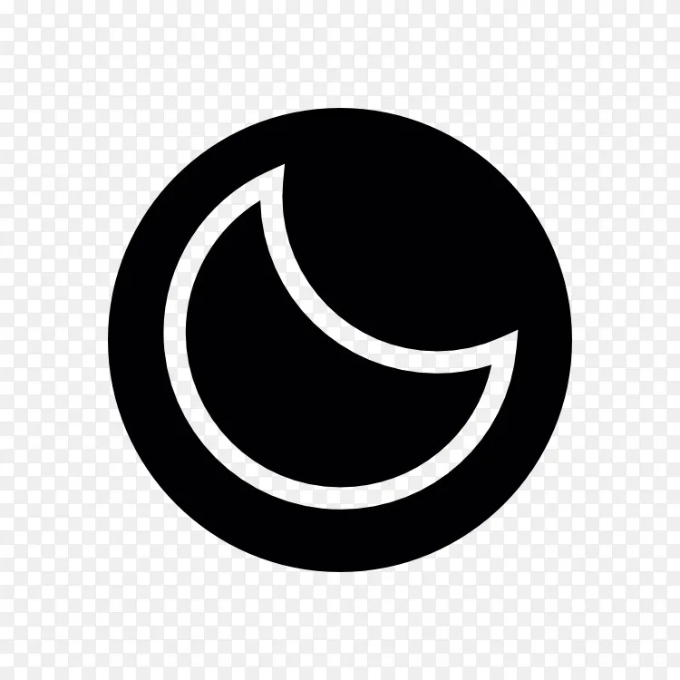 月相月亮符号新月