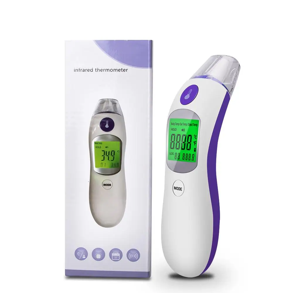 

Kidlove ANENG 202 Digital Thermometer for Baby Adult Non-Contact Infrared Baby Forehead Ear LCD Electric Thermometer