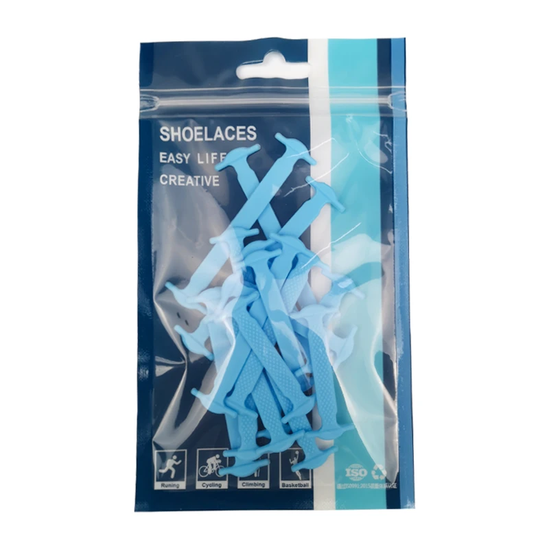14pcs/Lot Shoes Accessories Elastic Silicone Shoelaces Creative Lazy No Tie Rubber Lace elastic shoelaces