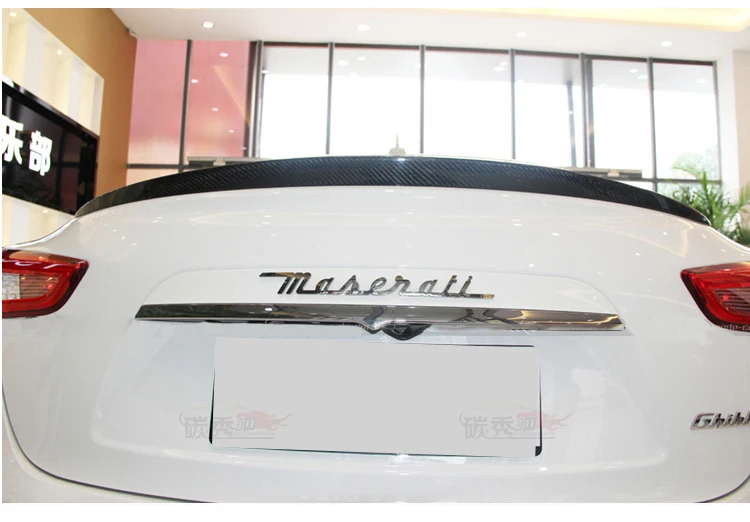 Подходит для Maserati Ghibli WALD спойлер из углеродного волокна