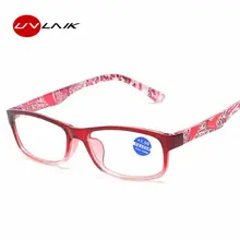 UVLAIK женские анти-Голубые светлые очки для чтения женские синие световые блокирующие очки Женские красный принт очки при дальнозоркости