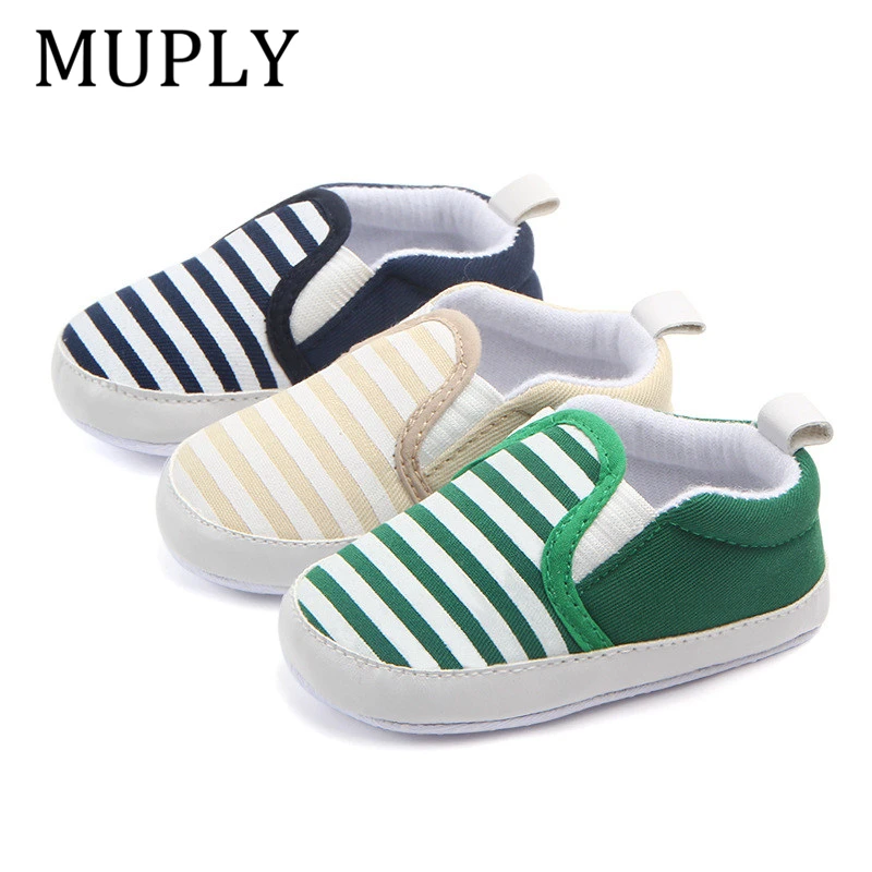 Flash Sale Infant Shoes Baby-Boys Crib First Walkers Anti-Slip Bebes Toddlers Newborn Children Striped Ma5MGWqzb