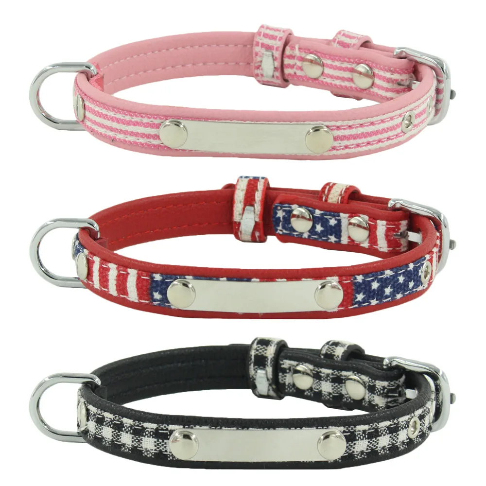 Doggy Accessories Collar for Dogs Plaid Things Small Dog Large Doggie Chain Cute | Дом и сад