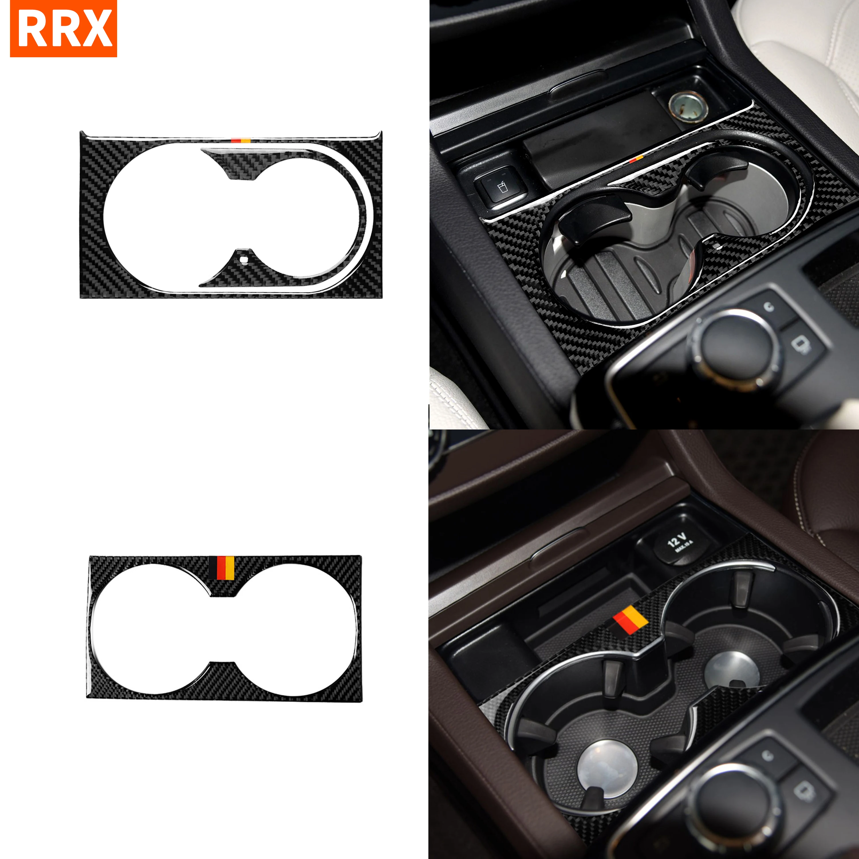 Mercedes Benz W218 Gls Ml X166 Gl Accessoires Water Bekerhouder Panel Frame Auto Carbon Cover Stickers interieur Set|Automotieve Interieur Stickers| - AliExpress