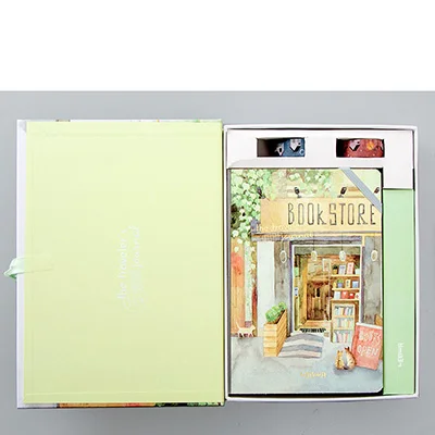 Bookstore A5 набор Kawaii милый блокнот планировщик Органайзер Дневник для путешествий записные книжки Filofax Еженедельный план канцелярские принадлежности подарок - Цвет: Bookstore