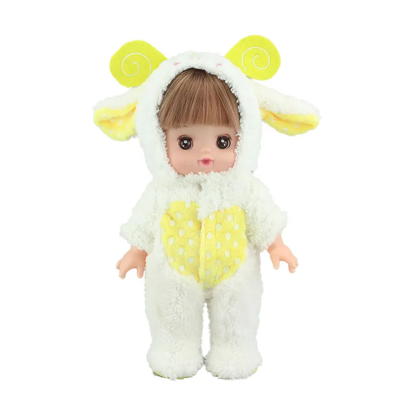 Прекрасный полосатый комбинезон для 25 см Mellchan Baby Doll Одежда Аксессуары