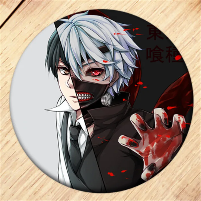 Anime Tokyo Ghoul Brooch Pin Badge Accessories For Clothes Backpack Decoration Children's gift B037