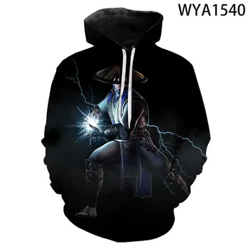 

New Fashion Mortal Kombat Hoodies Men Women Children 3D Printed Cool Game Sweatshirts Clothes Casual Hoody Streetwear Pullover