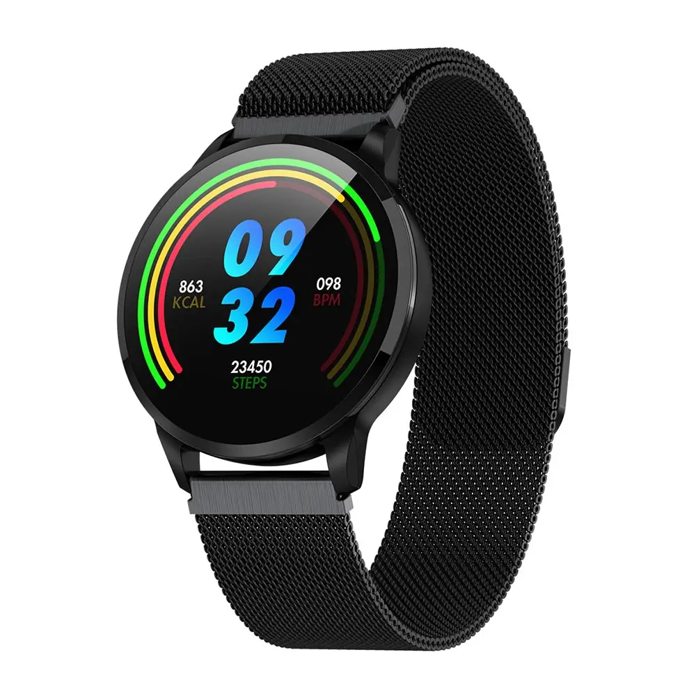 CS16 Смарт-часы Bluetooth Спорт фитнес-трекер для мужчин IP67 водонепроницаемый монитор сердечного ритма женские часы Smartwatch - Цвет: BLACK steel