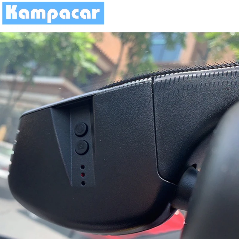 Kampacar автомобильный Wifi DVR видеорегистратор для Audi A1 A3 8v A4 b8 8k A5 Sportback A6 4g c7 A7 4G A8 Q3 Q5 TDI Q7 4M Автомобильный видеорегистратор с двумя объективами