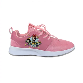 

Anime Girls Powerpuff Hot Vogue Lovely Sport Running Shoes Kids Cute Cartoon Breathable Lightweight Sneakers Boys Girls Children
