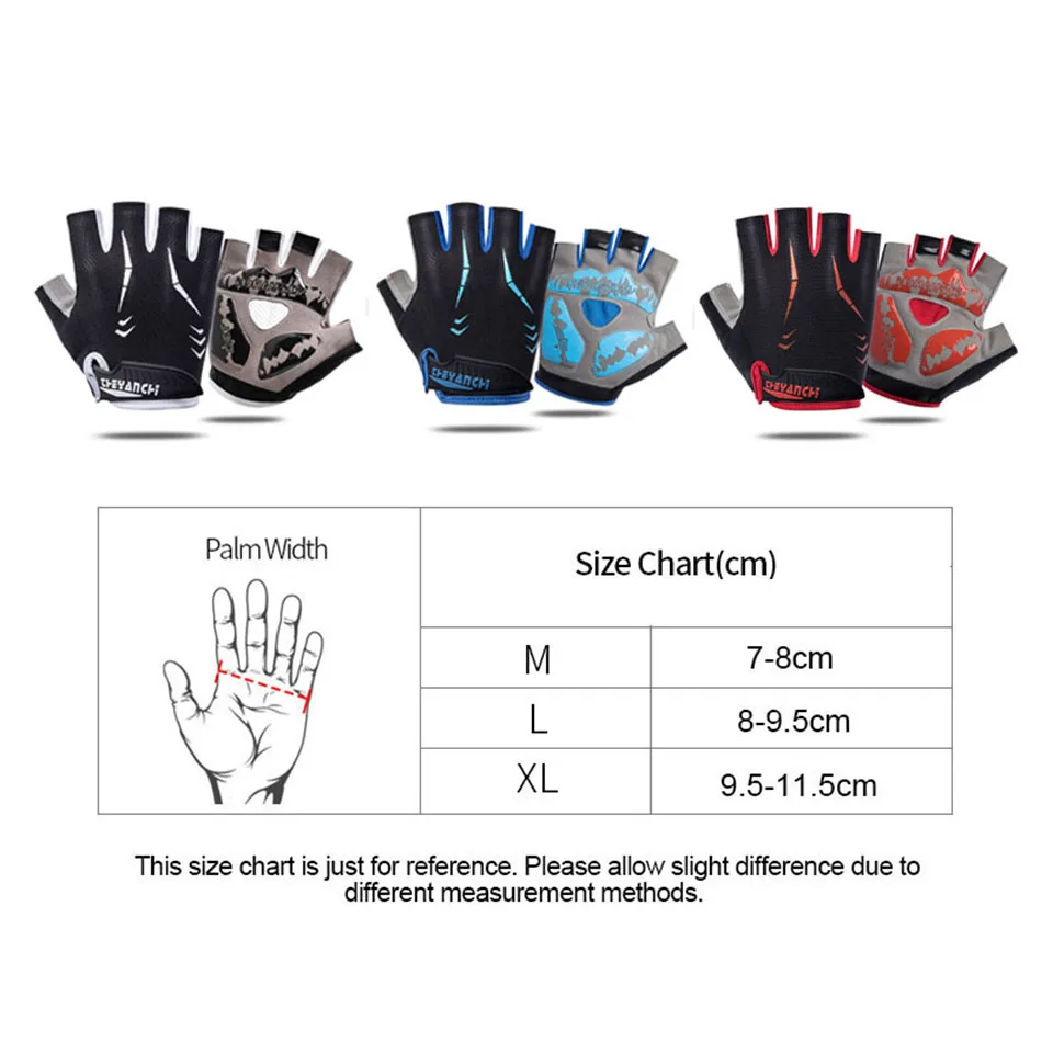 Sweat-absorbent Anti-slip Sporting Gloves Shock Absorbing Cycling Gloves Weightlifting Fitness Weight Lifting