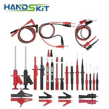 

silicone cable 4mm digital Electronic Test Lead kit, Alligator Clips Automotive Probe Kit, Universal Multimeter Probe Test