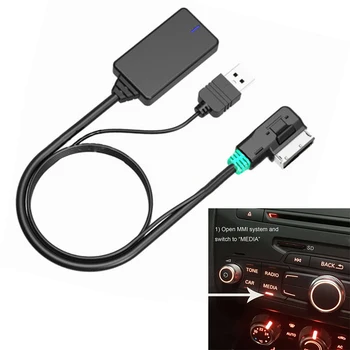 

New Arrival High Quality 1pc Wireless Audio AUX Cable Adapter Bluetooth 5.0 For MMI AMI MDI 2G 3G CD Radio
