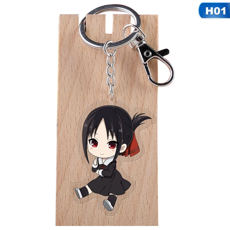 16 типов аниме Kaguya-sama: Love Is War брелок Fujiwara Chika Shinomiya Kaguya брелок с двойной подвеской