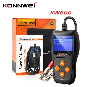 

NEW KONNWEI KW600 12V Car Battery Tester 12V Analyzer 100 to 2000CCA Test Battery Health/Faults Battery tools for the car