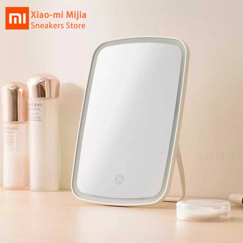 Оригинальное Xiaomi Mijia Jotun Judi умное портативное зеркало для макияжа настольное светодиодное освещение Портативная Складная лампа зеркало для общежития