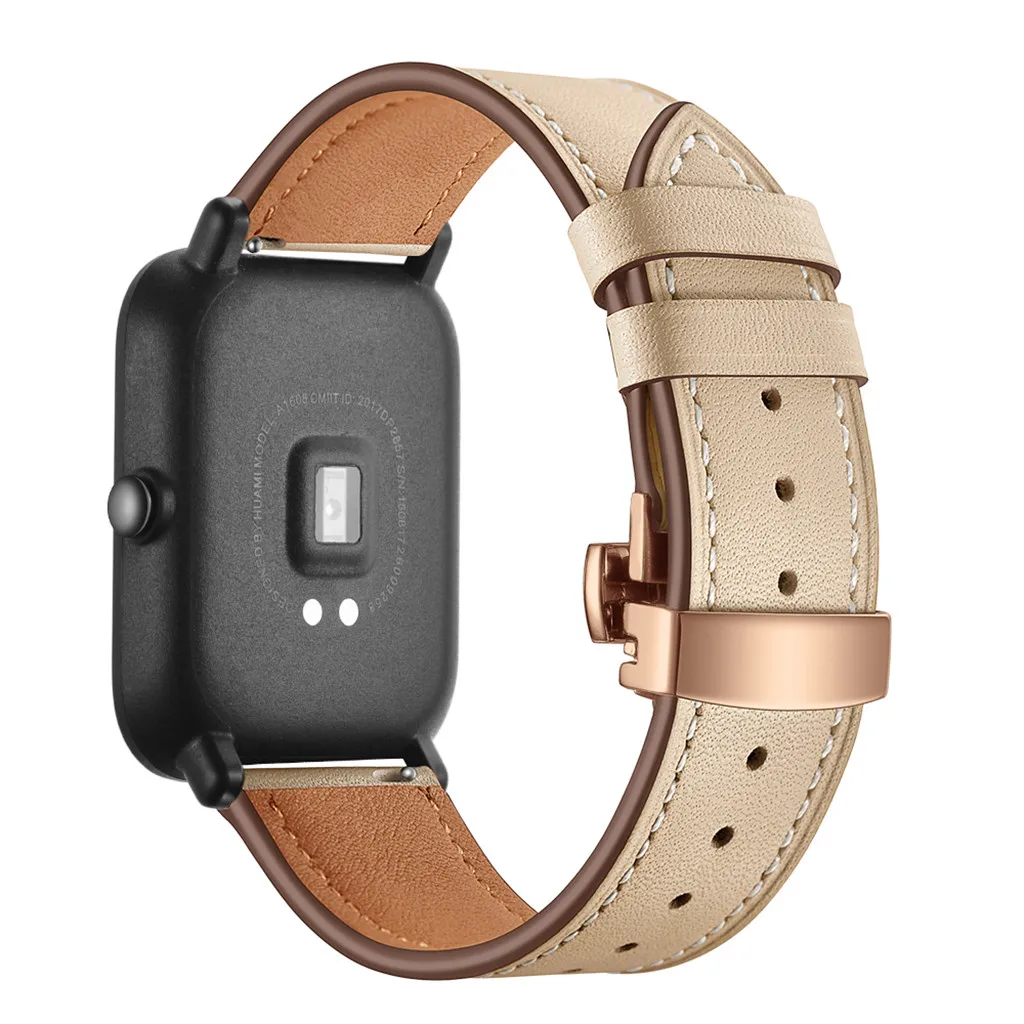 Для samsung galaxy watch QuickRelease мягкий Премиум кожаный ремешок сменный ремешок для Huami Amazfit Bip для amazfit bip ремешок
