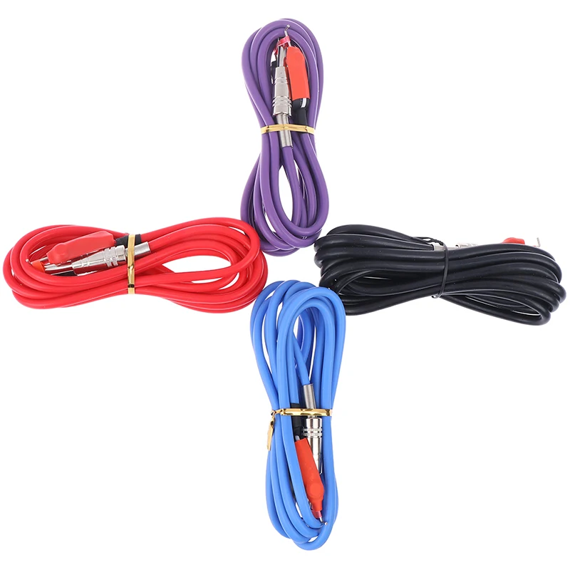 1Pcs Soft Silicone Tattoo Clip Cord Tattoo Wire Cable Tattoo Hook Line for Tattoo Machine Power Supply Line Accessory