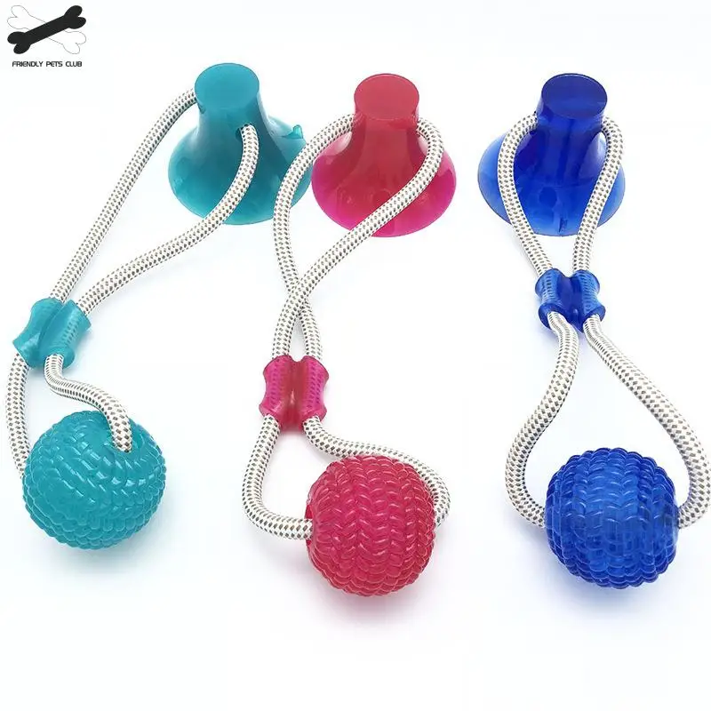 Pet Training Toys For Cats Dogs Interactive Suction Cup Push Ball Toys Elastic Ropes Pet Tooth Cleaning Chewing IQ  Exercise|Dog Toys| |  - AliExpress