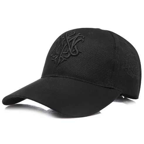 nuevo NY tridimensional sombrero de Padre con bordado de los hombres de moda de verano gorra de béisbol salvaje primavera V - Цвет: Темно-серый