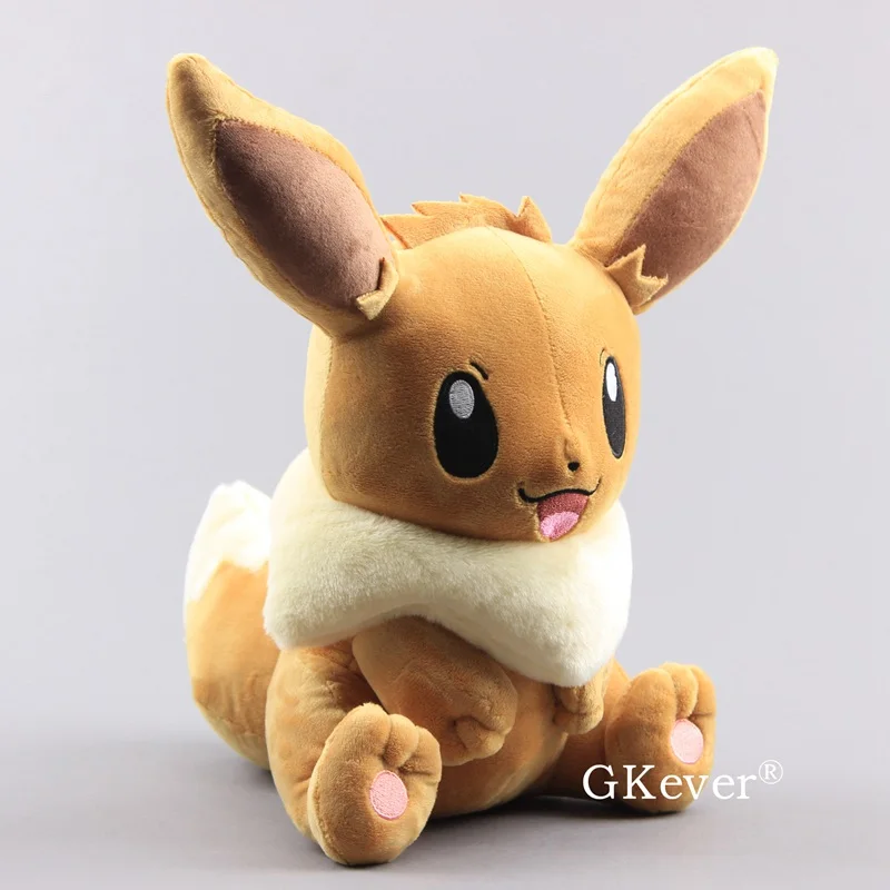 Мягкие животные сидя Eevee плюшевые подушки Eevee плюшевые игрушки мягкие куклы 12 ''30 см Редкие милые куклы