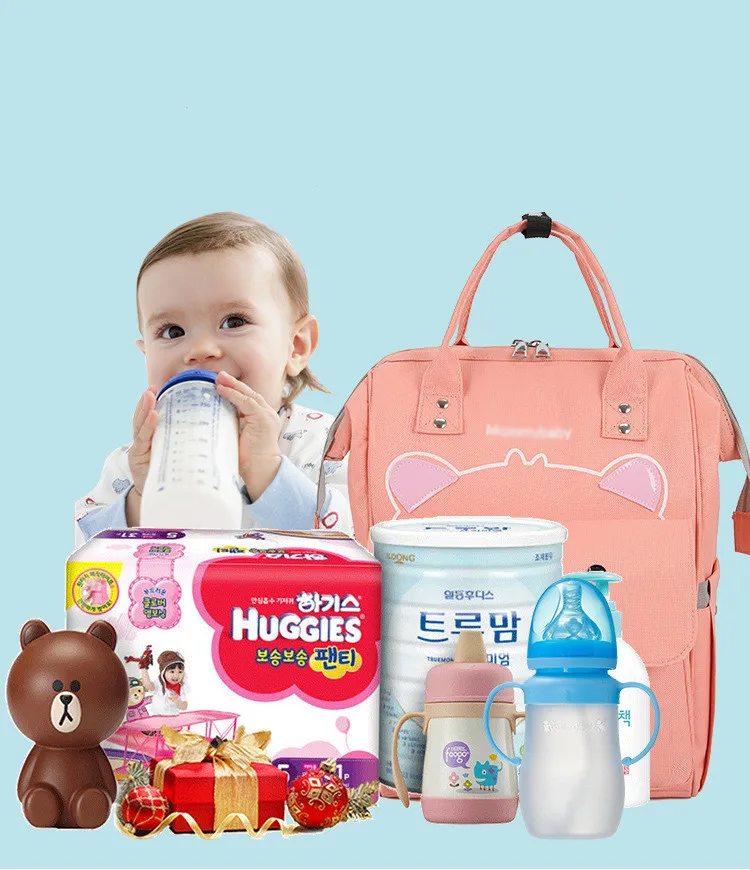 Животный форменный рюкзак Mommy Bag застежка-молния для беременных сумка Детская сумка для подгузников детские коляски для мамы, сумка для подгузников рюкзак