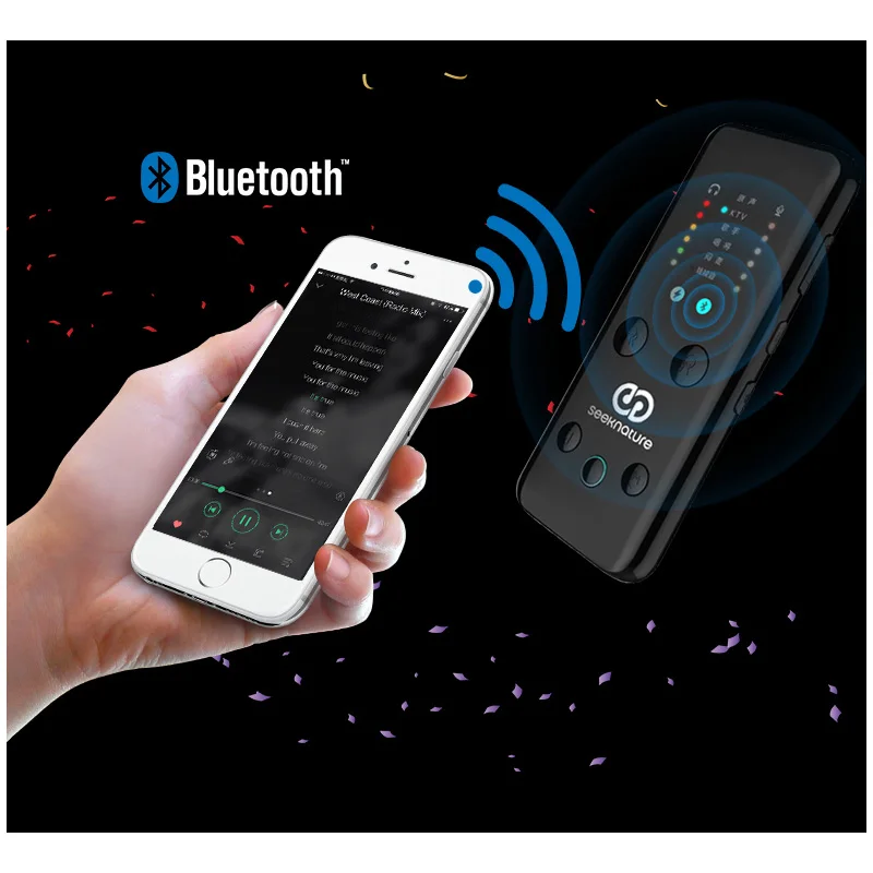 Seeknature AT58 портативный микрофон с вещанием Мини Bluetooth Звуковая карта монитор наушники настольная подставка Подставка для мобильного телефона