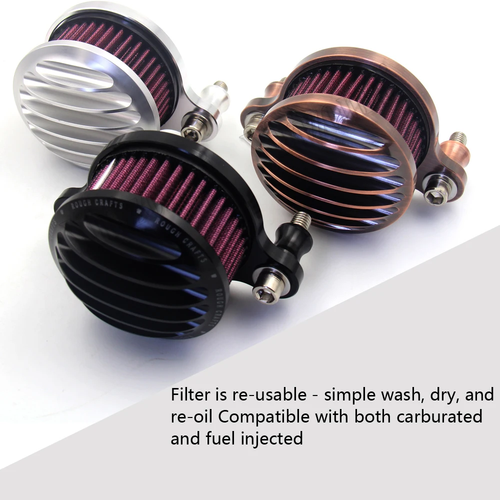 Motorcycle Air Cleaner Intake Filter System Aluminum For Harley-Davidson Sportster 883 1200 1991-2016 Iron 883 2009-2016