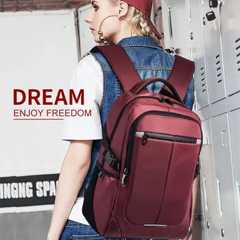 

20L 15.6 inch Mochila For Men School Laptop Backpacks Water Repellent Travel Bag Multi USB Charger Fashion Male Women Backpack