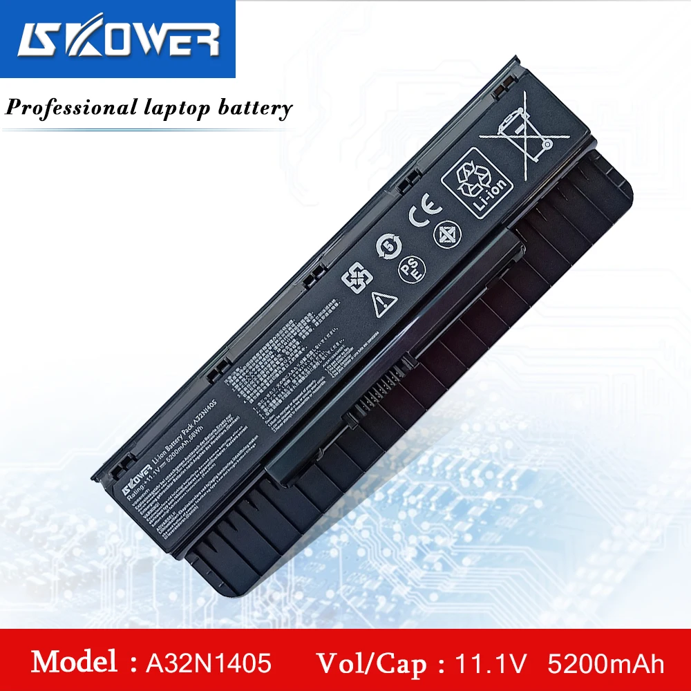SKOWER 5200 мА/ч, A32N1405 Батарея для ASUS G551 G551J G551JK G551JM ROG G771 G771J G771JK