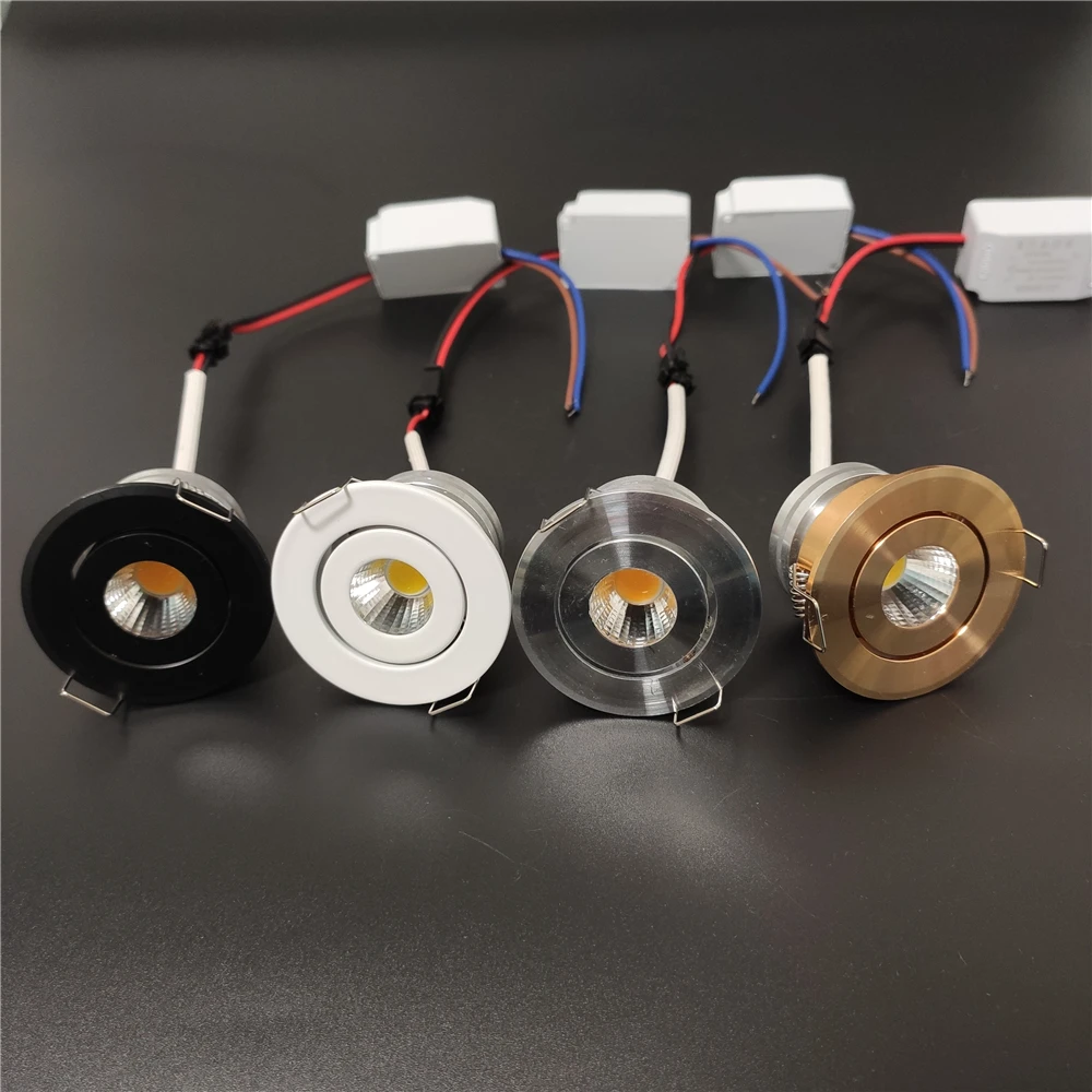 3w 5w cob spot light dimmable Opening 4-4.5 cm downlight Recessed aluminum 110V 220V,led downlight,recessed ceiling spotlight,ceiling lamps,led puck light