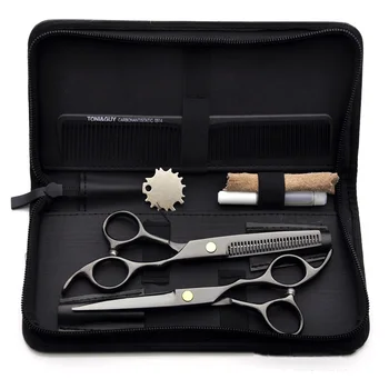 

6 Inch Stainless Steel Pet Cat Dog Scissors Kit Professional Hair Cutting Thinning Animal Hair Scissors Pets Grooming Products