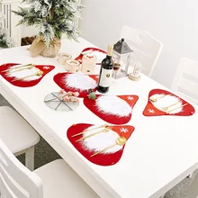 

Christmas Decorations for Home Christmas Faceless Doll Tablecloth New Year 2021 Xmas Decoration Family Party Kitchen Table