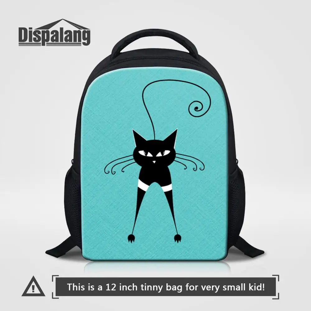 Backpack27 12 дюймов мини рюкзак для девочек полиэстер школьные сумки животные кошка печать детский сад Bookbags дети ежедневно рюкзак Sac Dos - Цвет: Backpack27