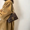 Women Leather Bag Fashion Metal Chain Flap Crossbody Bags Luxury Handbag Women Messenger Purse Trendy Retro Ladies Shoulder Bags ► Photo 3/6