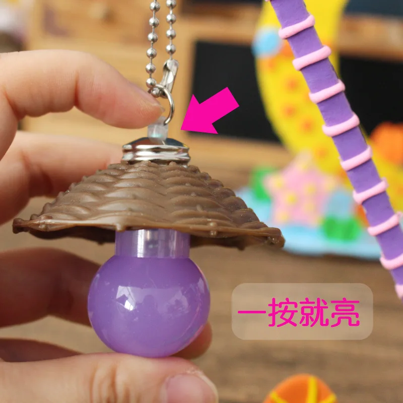 Детская ручная работа, креативный DIY Деревянный 3D рисунок по дереву, цветная глина, фантазия, маленькая ночная лампа, обучающая игрушка, материал коробки