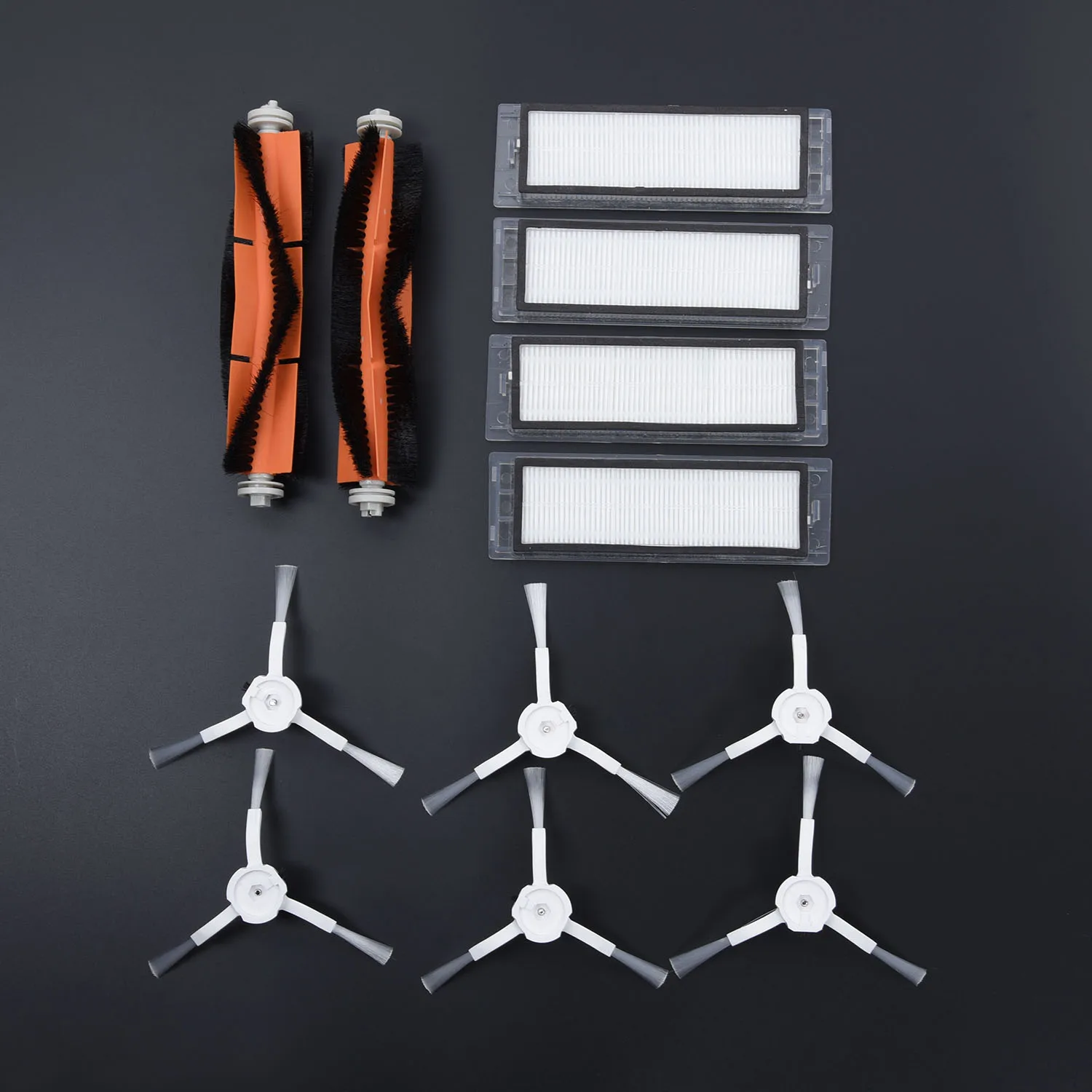 12 шт./компл. фильтр боковая щетка основной щетки для Xiaomi/Roborock S50 пылесос Запчасти фильтры Замена