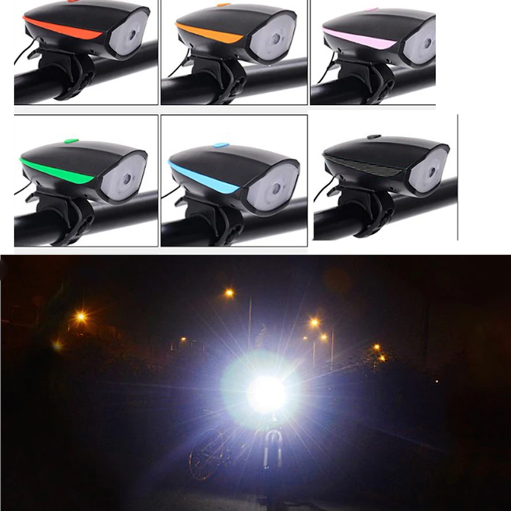 Super Bright USB Led Bicycle Front Light Built-in Horn 250 Lumens Bike Headlight Rode Bike Light USB Headlight Bike Accessories