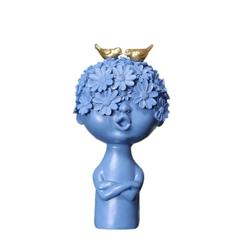 

[MGT] Nordic Creative Abstract Character Head Sculpture Sculpture Decoration Modern Home Decoration Crafts Decoration