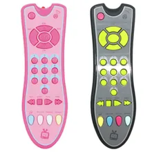 1 шт. музыкальный симулятор мобильного телефона детский Телевизор пульт дистанционного управления Ранние обучающие игрушки электрические цифры дистанционная обучающая машина, игрушка