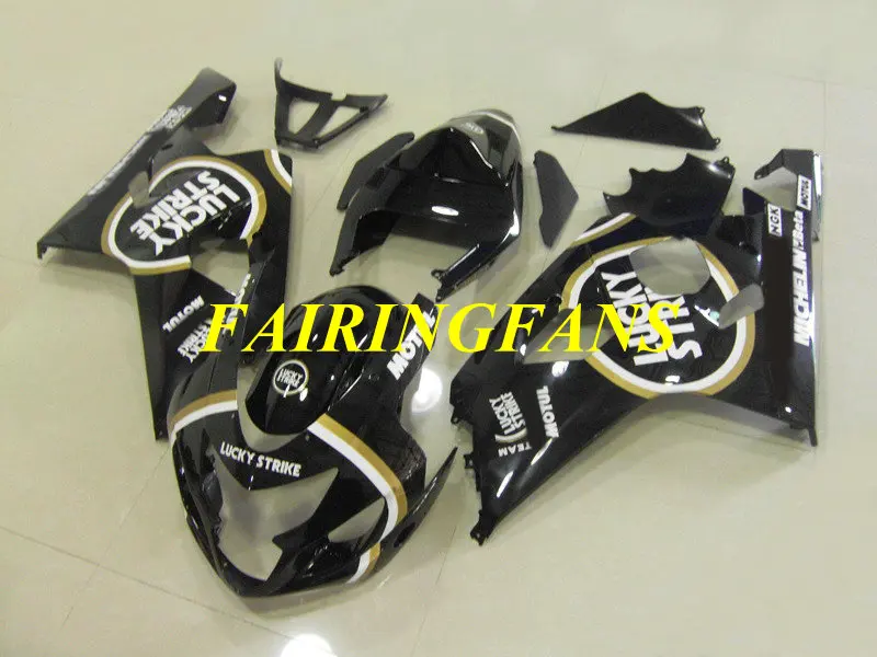 Мотоцикл обтекатель комплект для SUZUKI GSXR600 750 K4 04 05 R 600 GSXR750 2004 2005 ABS черный Обтекатели на кузов+ подарки SE25