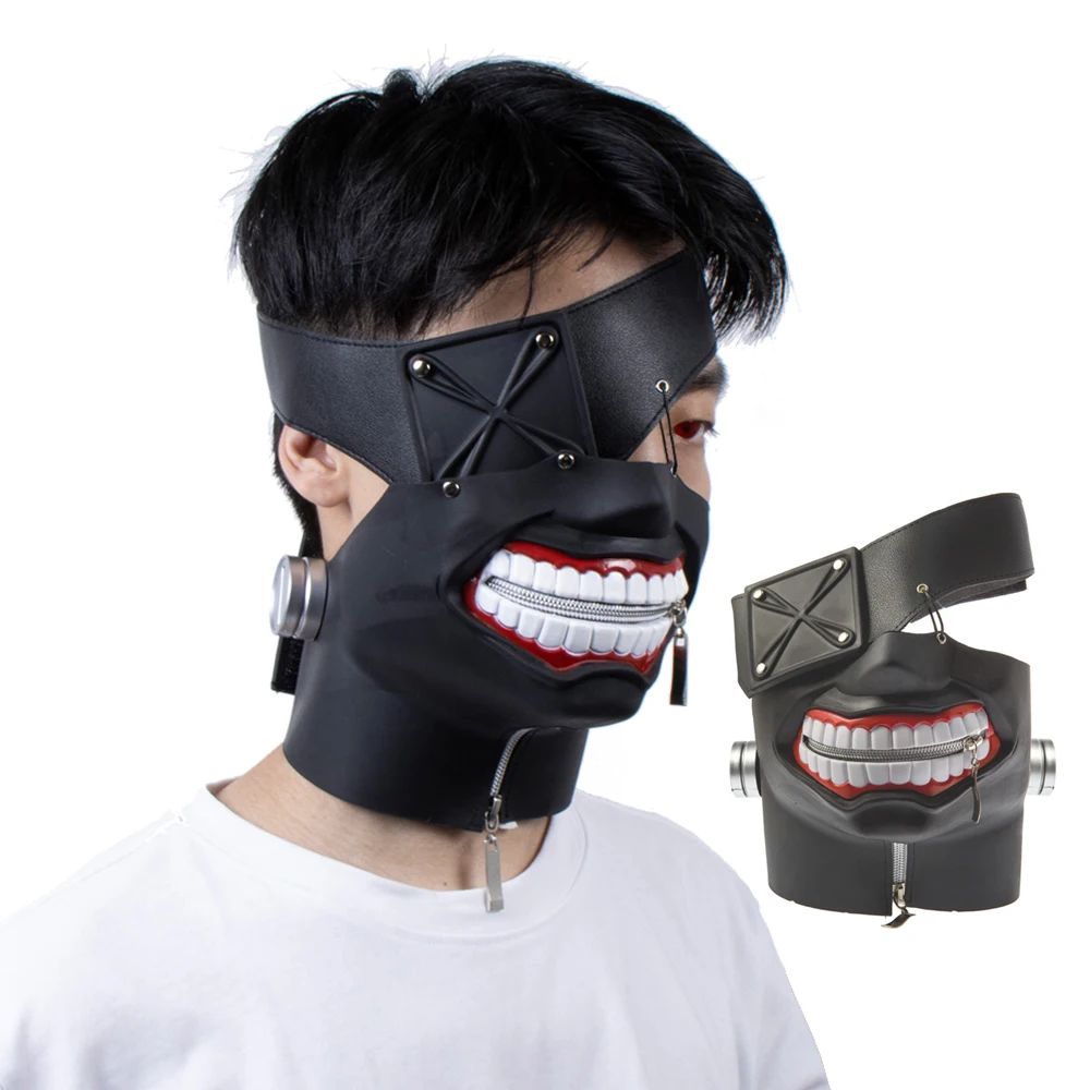Косплей Аниме Токио маска вурдалака Kaneki аксессуары маски для лица Хэллоуина