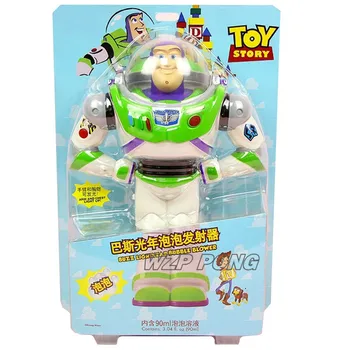 

Toy Story 5 Buzz Lightyear Shaped Automatic Bubble Machine Toys with Music and Light Electronic Bubbles Machine Kids Gift